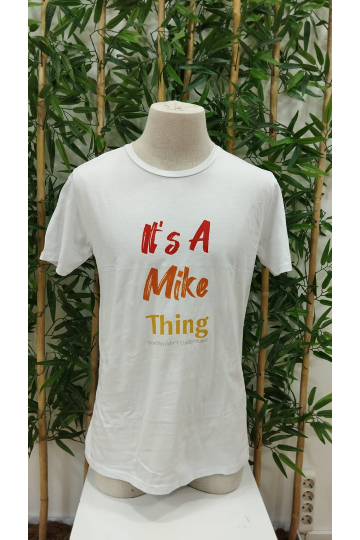 Erkek It Is A Mike Thing Baskılı Erkek T-shirt
