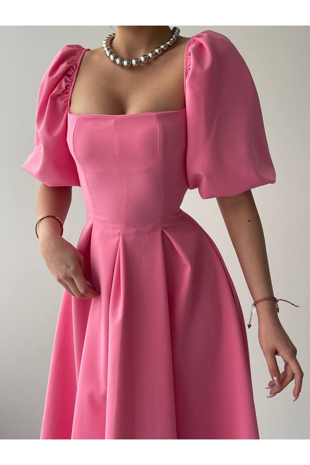 Benjamin Çan Etekli Midi Boy Elbise