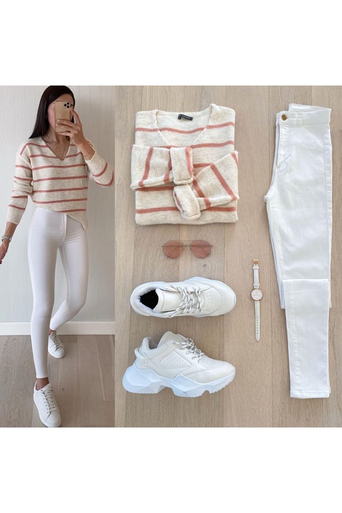 Gabardin Kumaş Yüksek Bel Pantolon 94cm XLbel36cm