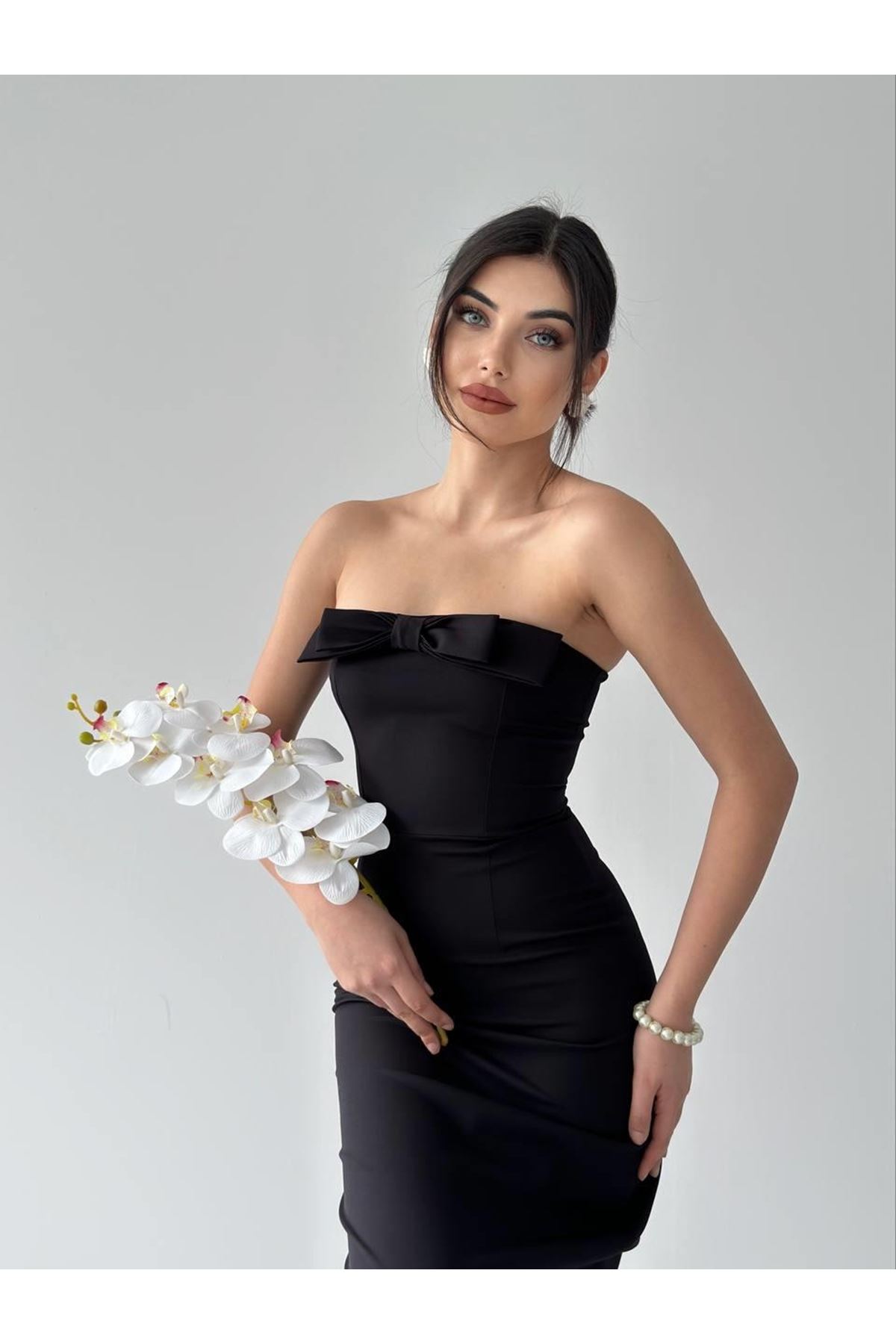 ÖNÜ KURDALELİ KAELM ELBİSE