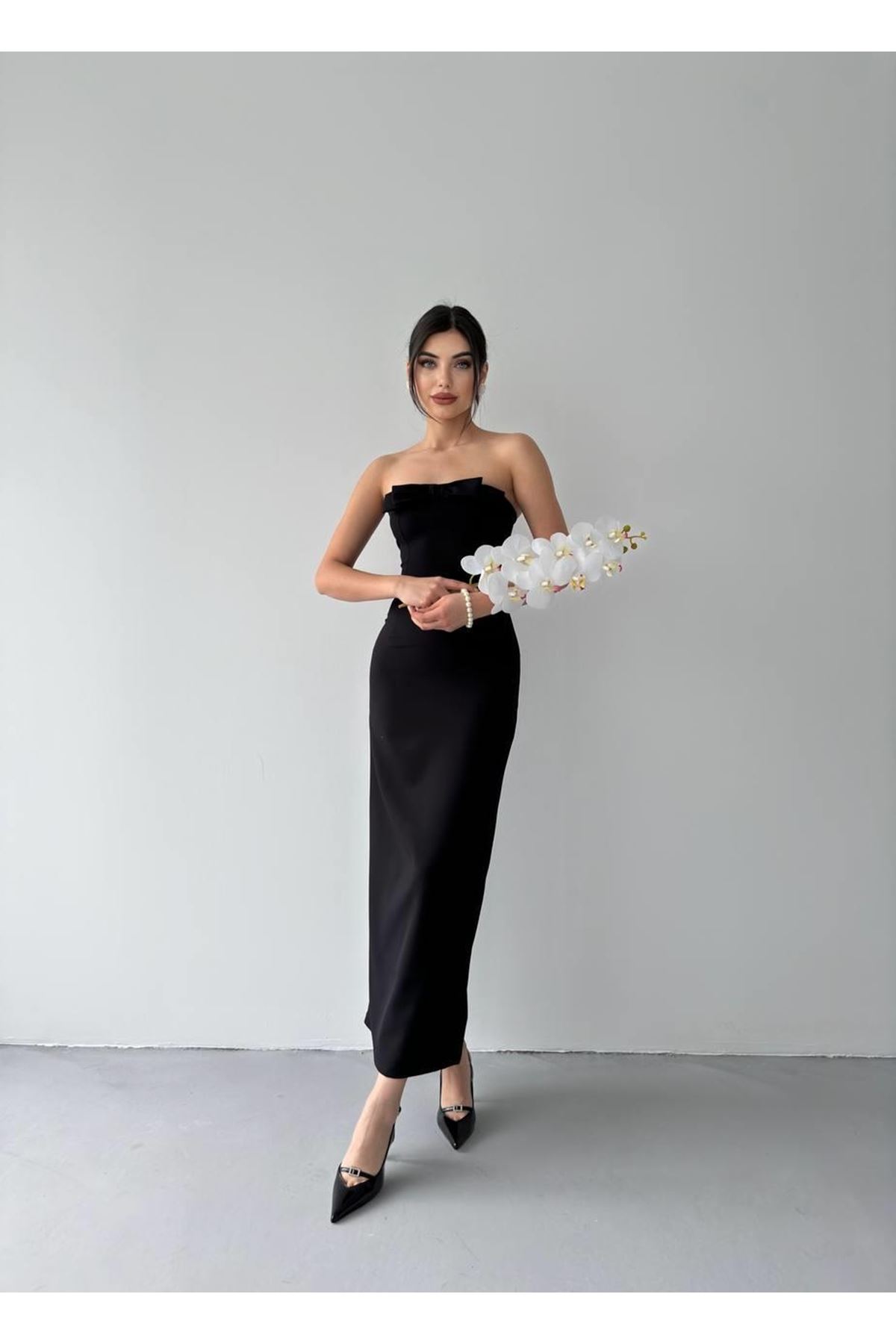 ÖNÜ KURDALELİ KAELM ELBİSE