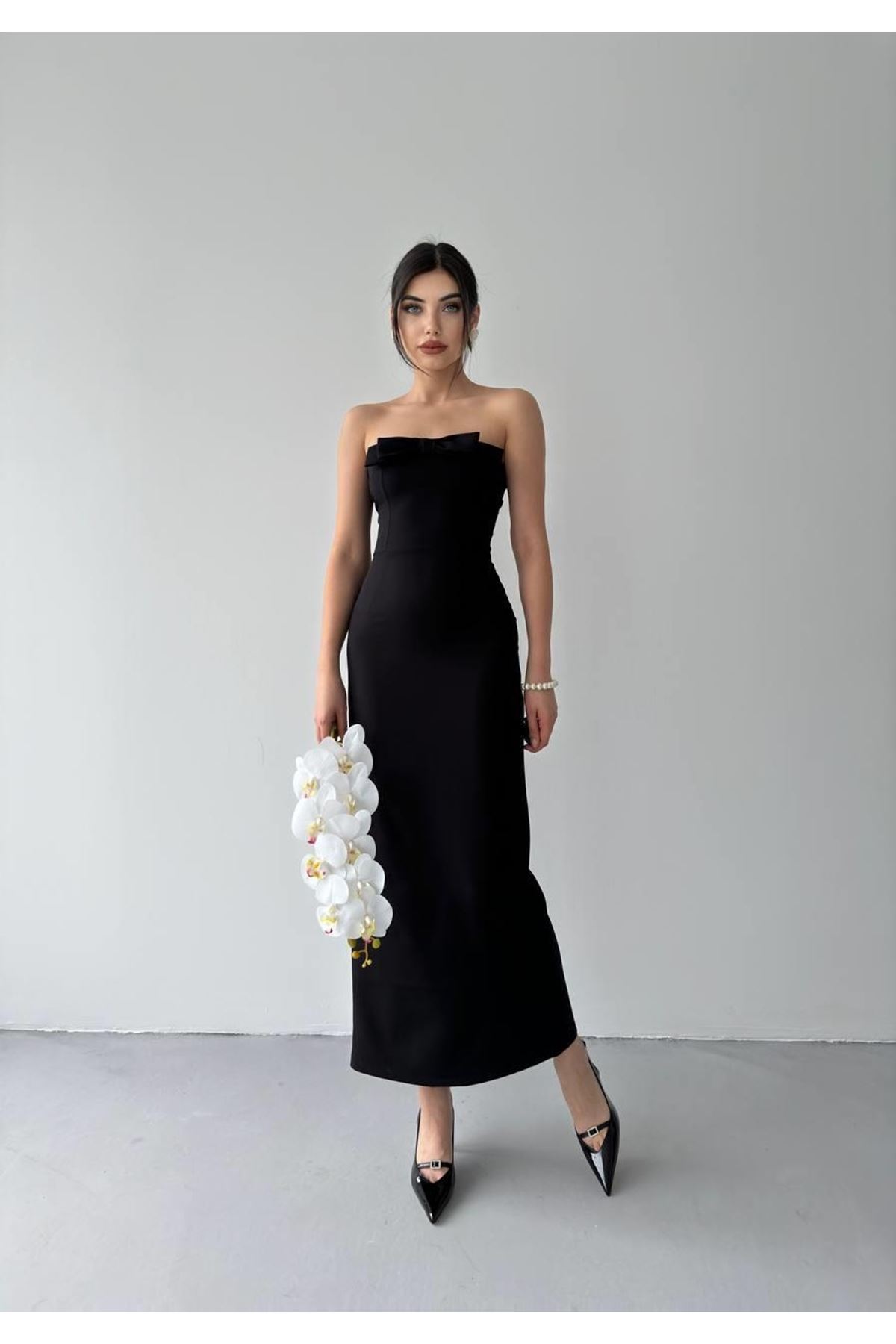 ÖNÜ KURDALELİ KAELM ELBİSE