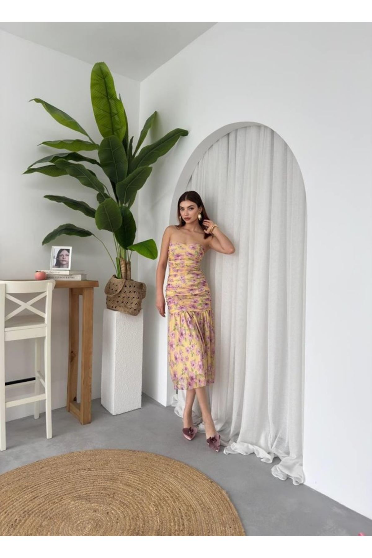 Talia Straplez Elbise