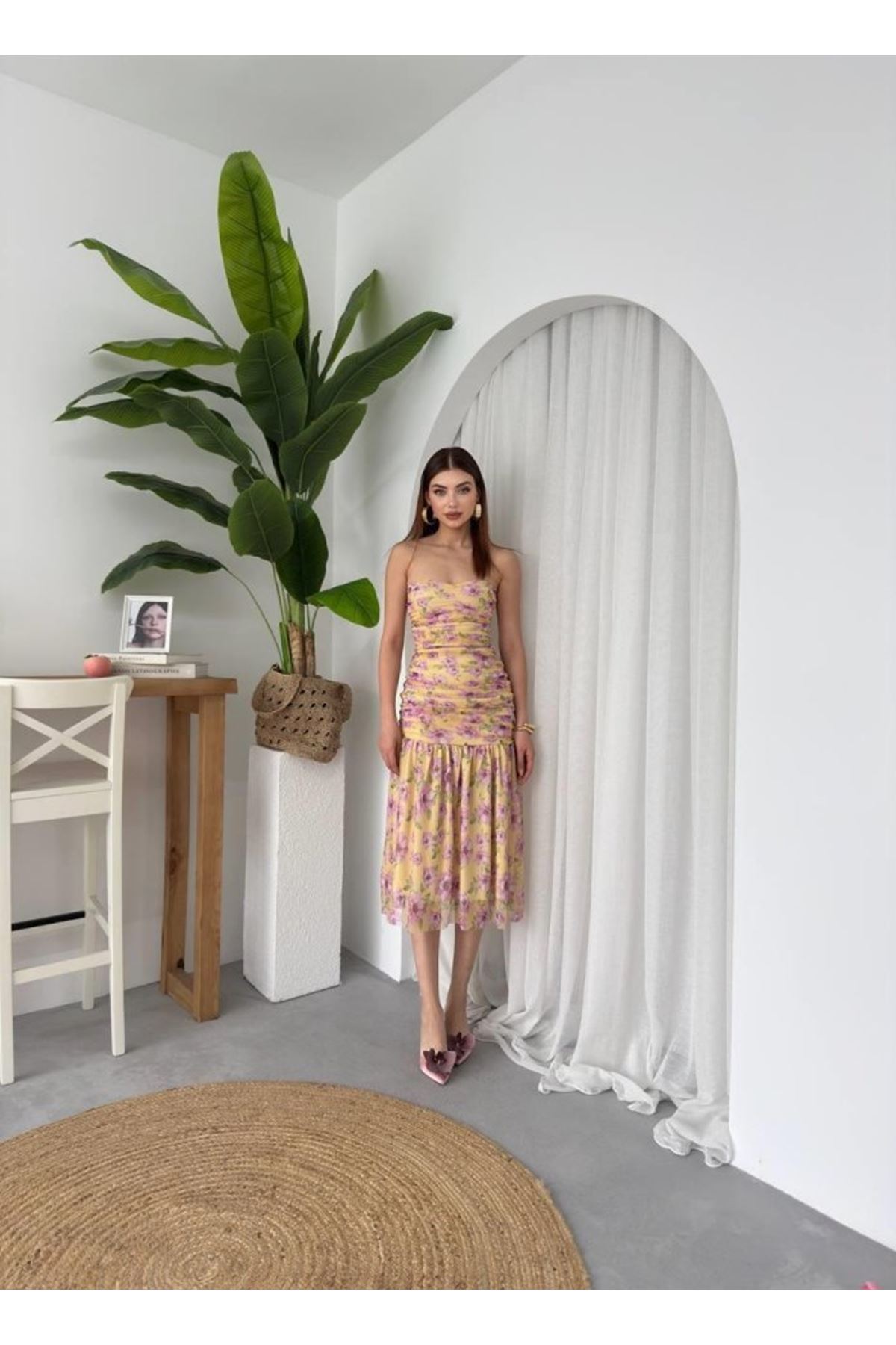 Talia Straplez Elbise