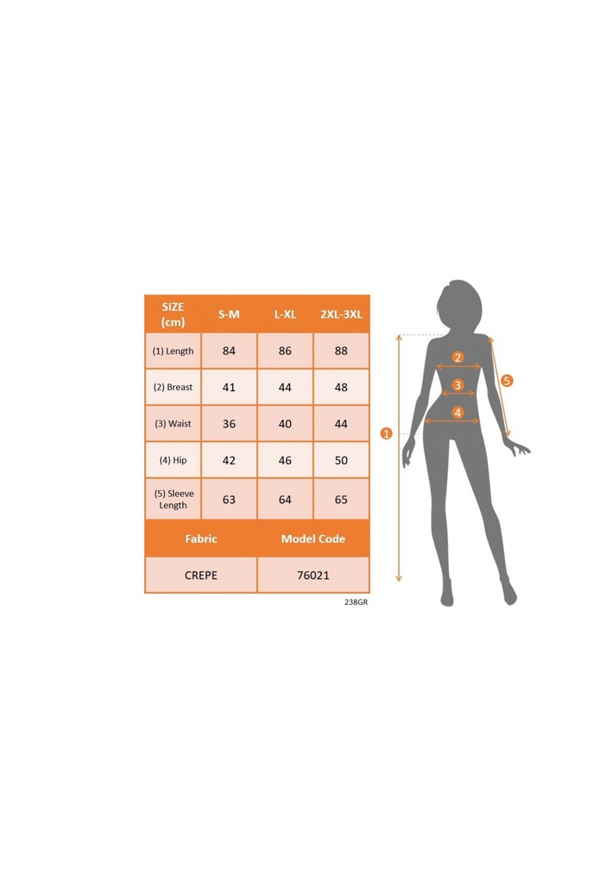 Kadın Uzun Kollu Göğüs Damla Detay Karpuz Kol Krep Elbise