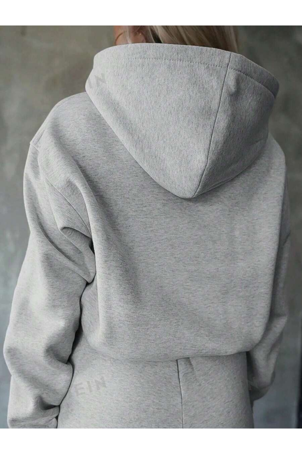 Kadın Uzun Kollu Nope Baskılı Beli Ribanalı Ikili Takım