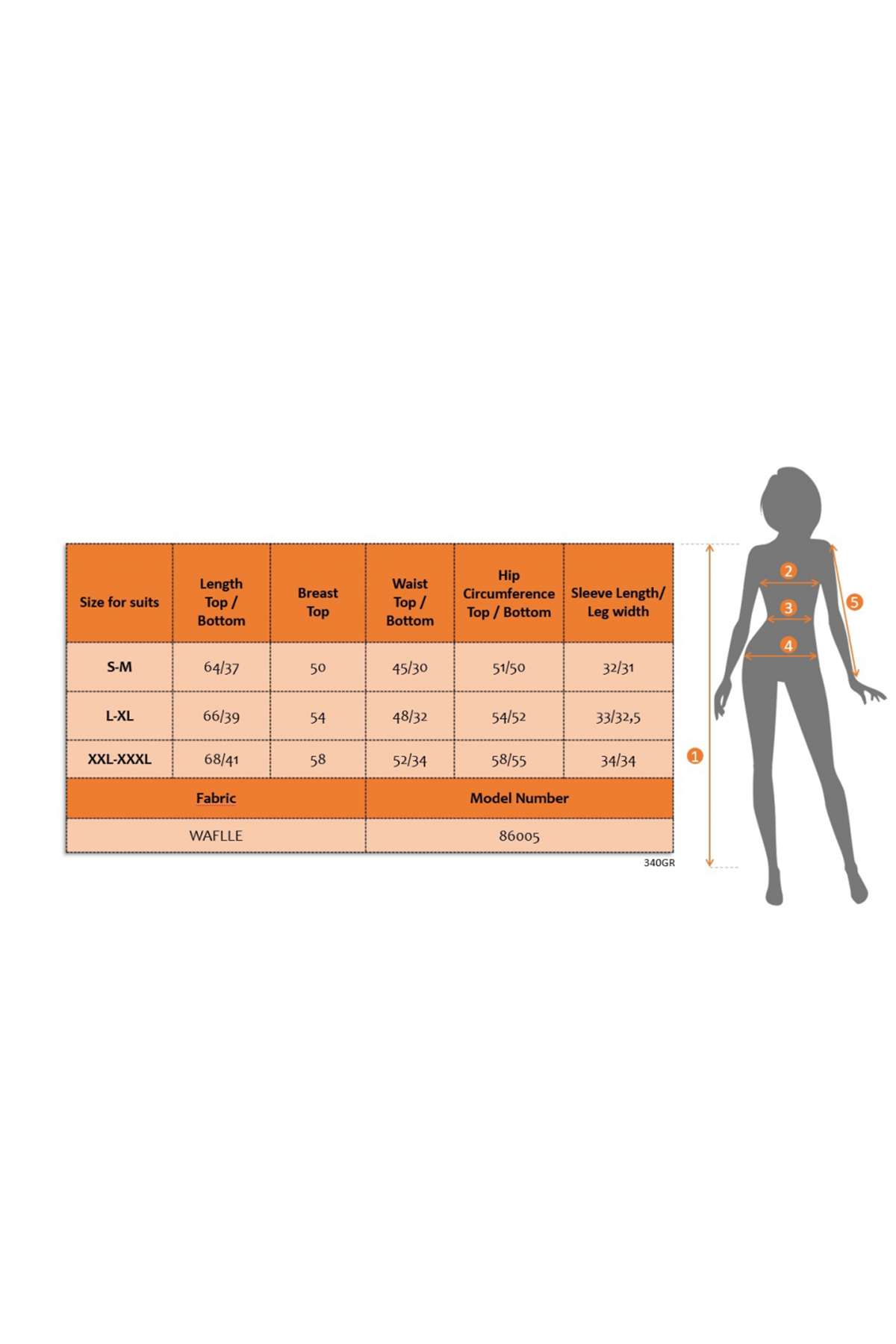Kadın Kısa Kollu Bisiklet Yaka Alt Ve üst Waffle Ikili Takım
