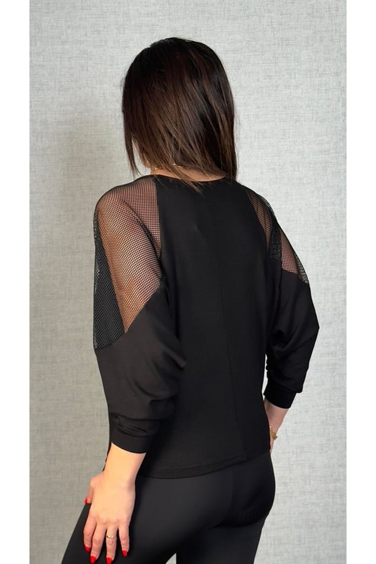 Kadın Omuzları File Detay Fakir Kol Bluz