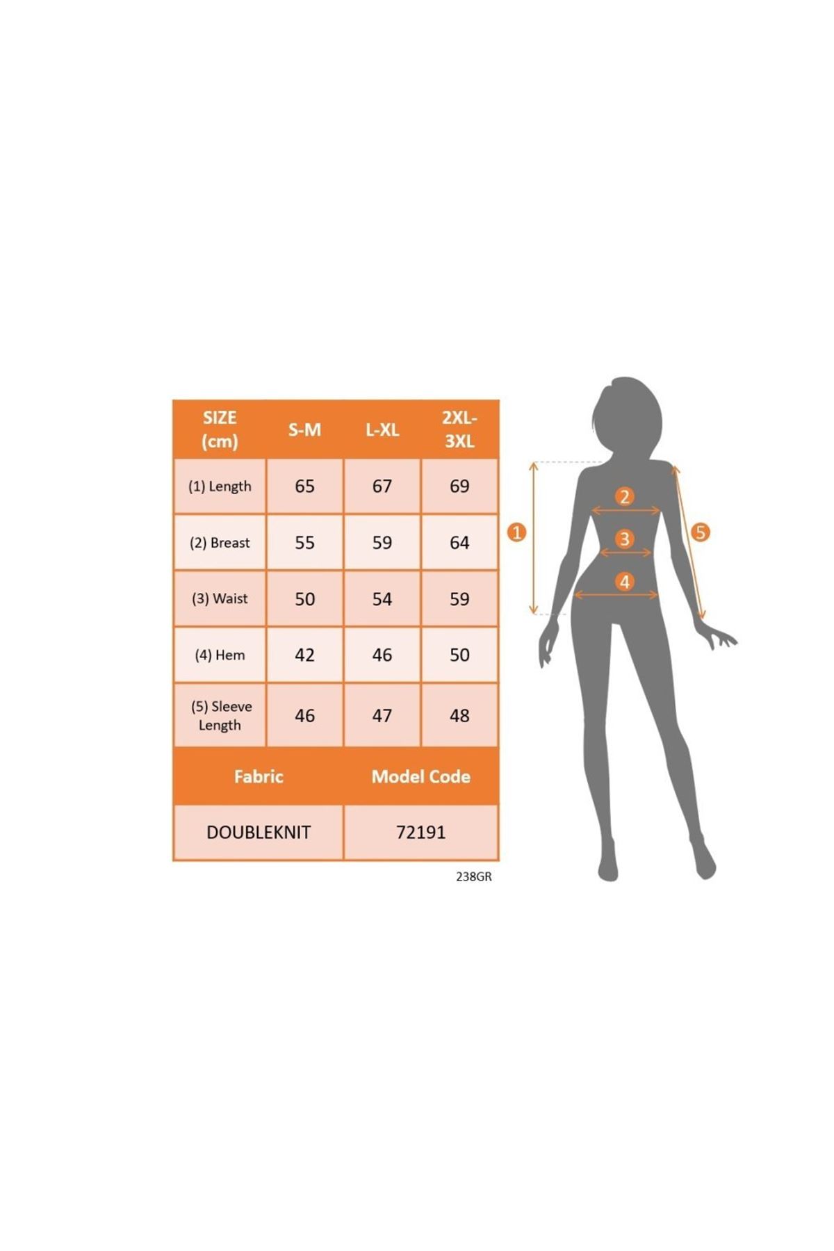 Kadın Uzun Kollu Bisiklet Yaka Kalp Desenli Iki Iplik Bluz