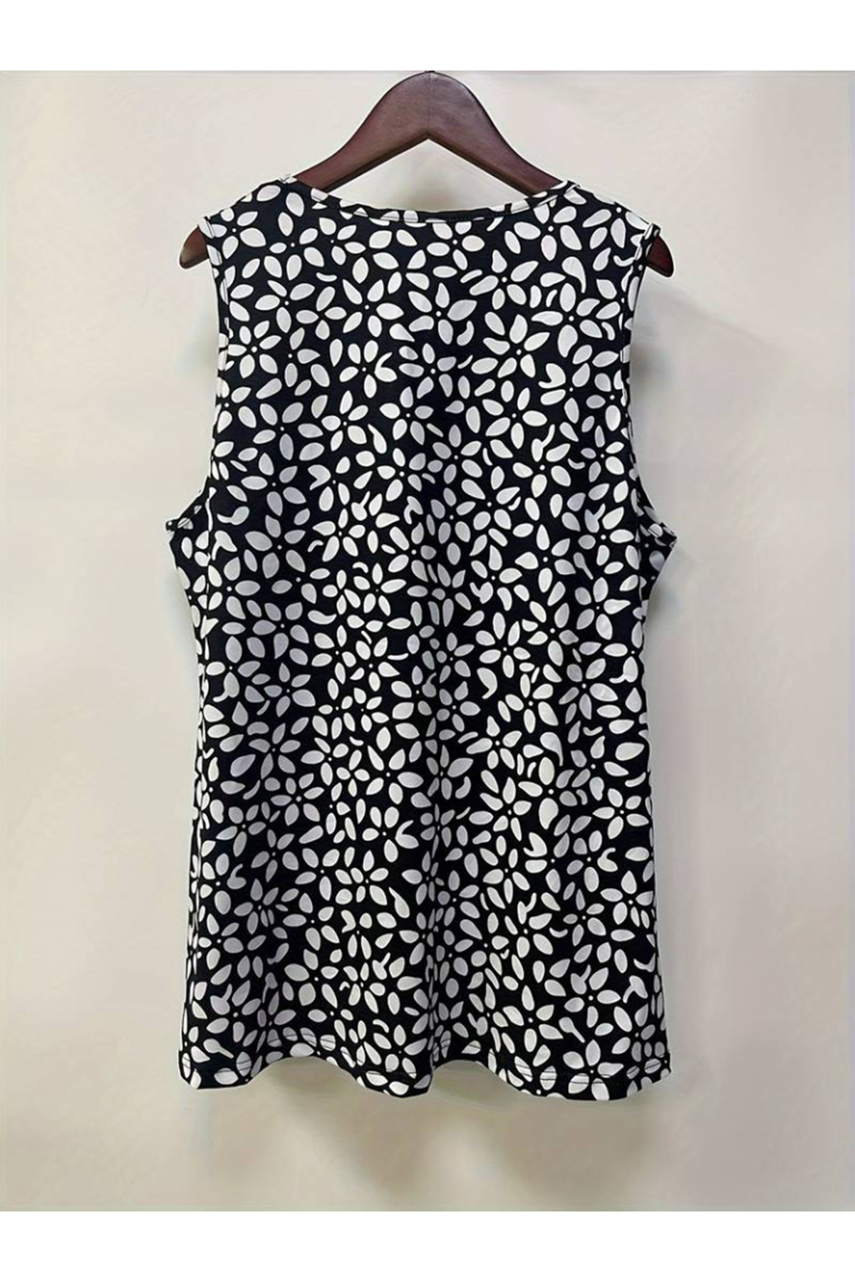 Kadın V Yakalı çiçek Baskılı Salaş Süprem Bluz