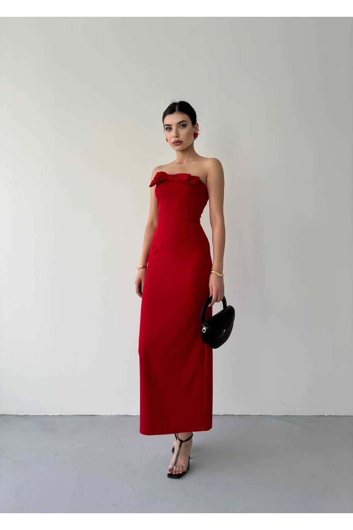 ÖNÜ KURDALELİ KAELM ELBİSE