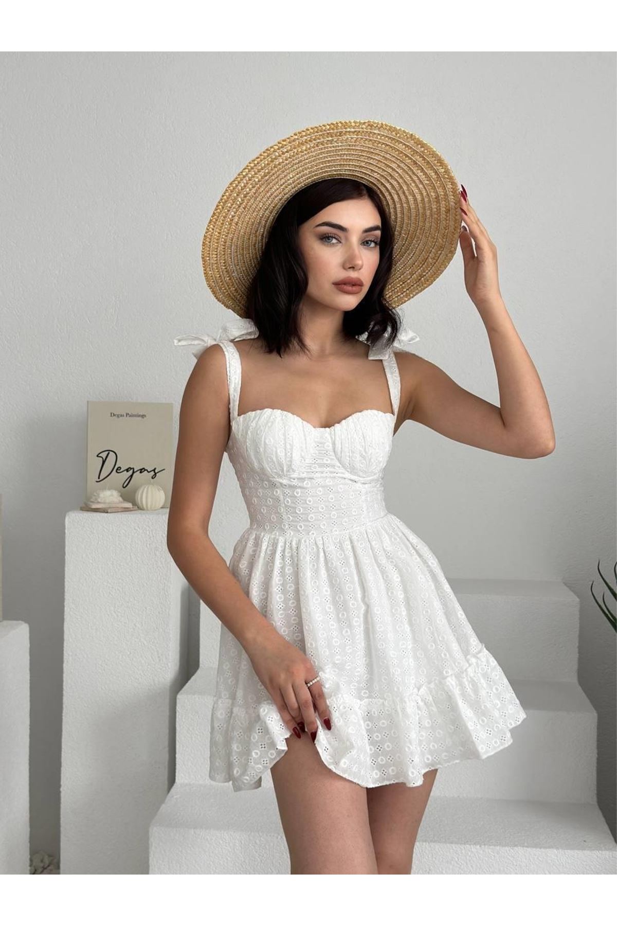 Monika Omuz Bağlamalı Elbise