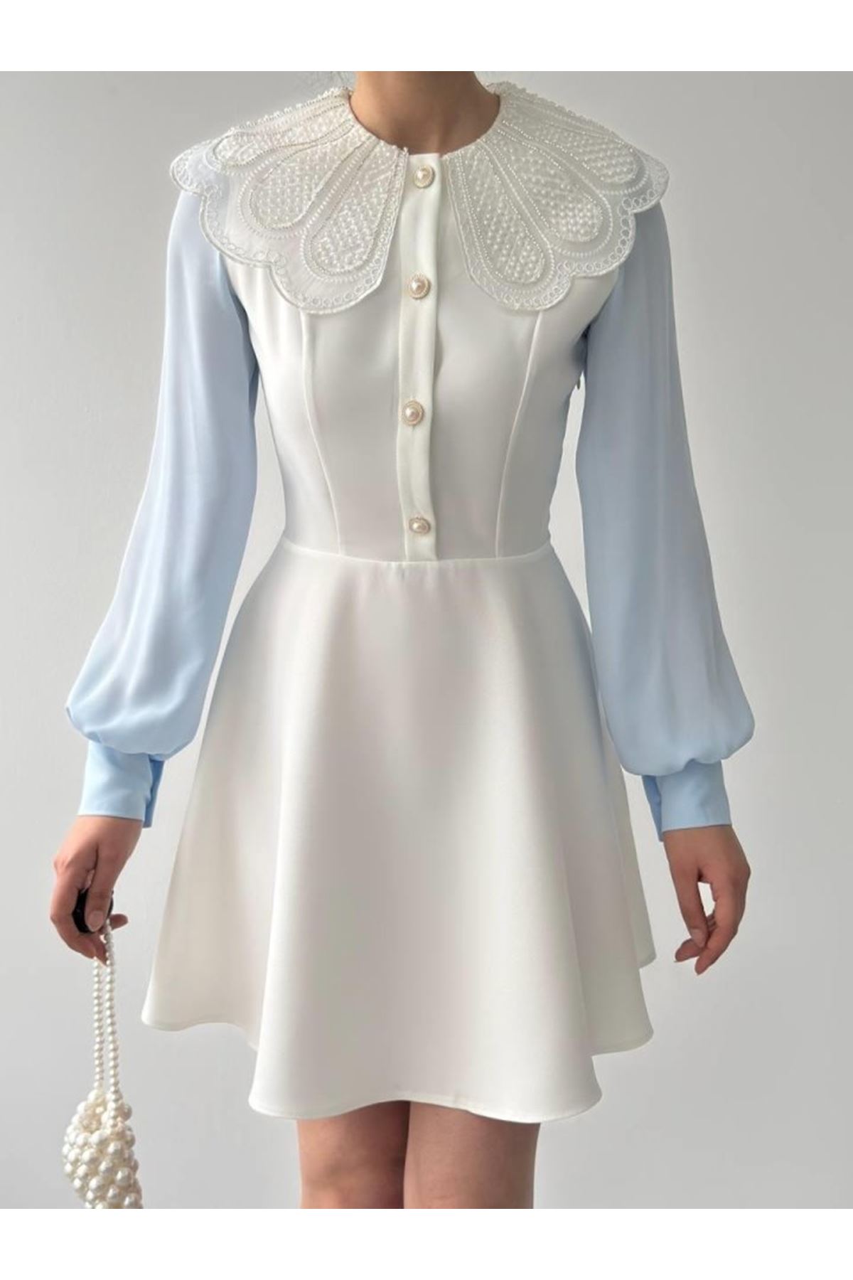 Asıo Bebe Yaka Elbise