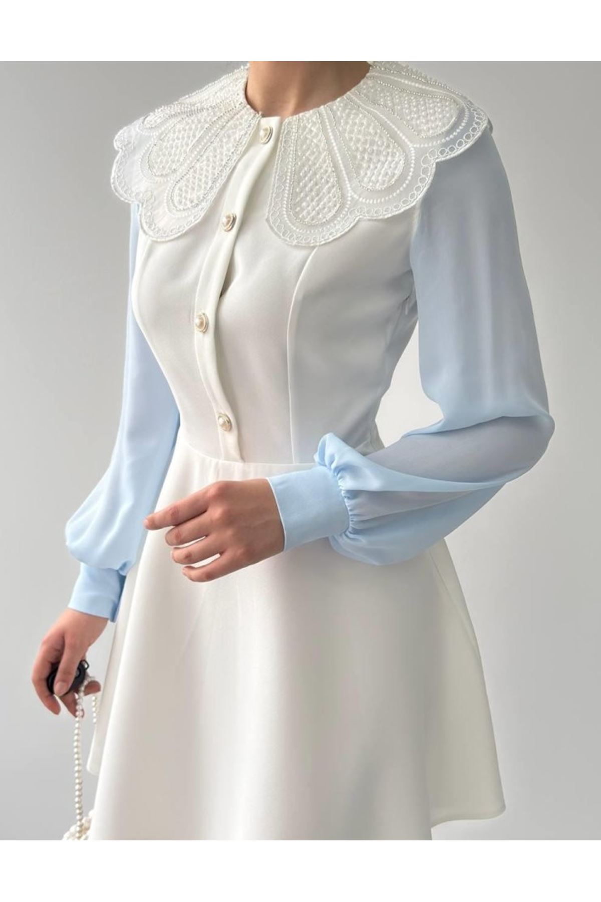 Asıo Bebe Yaka Elbise