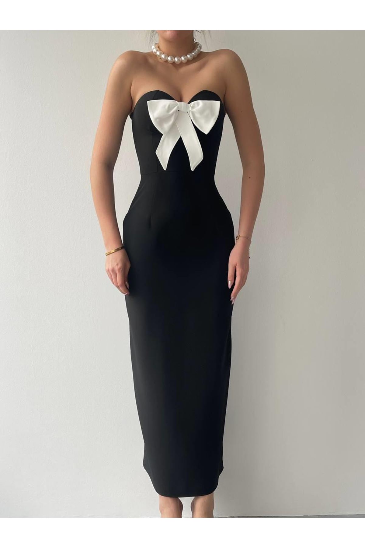 Harvoy Straplez Elbise