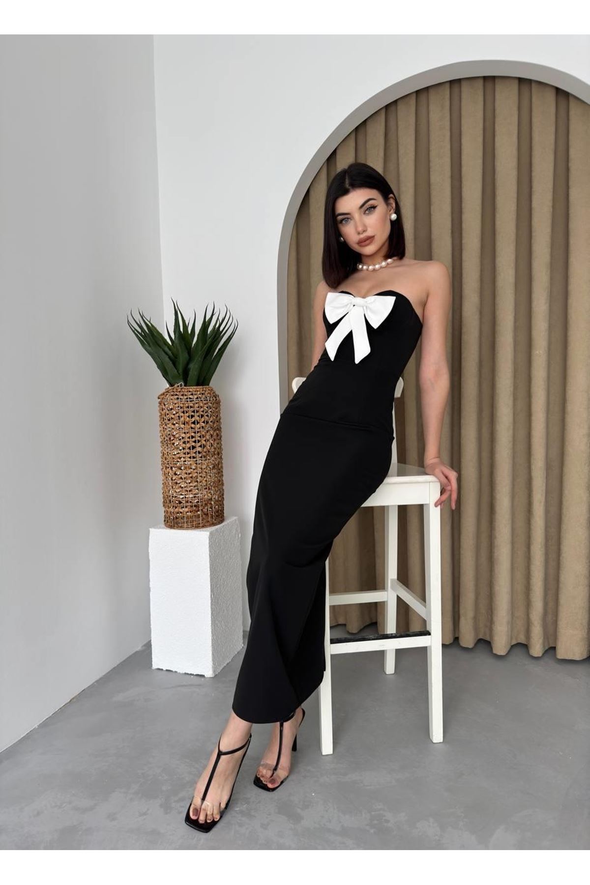 Harvoy Straplez Elbise