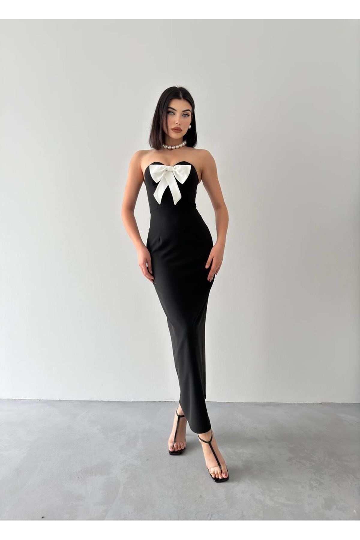 Harvoy Straplez Elbise