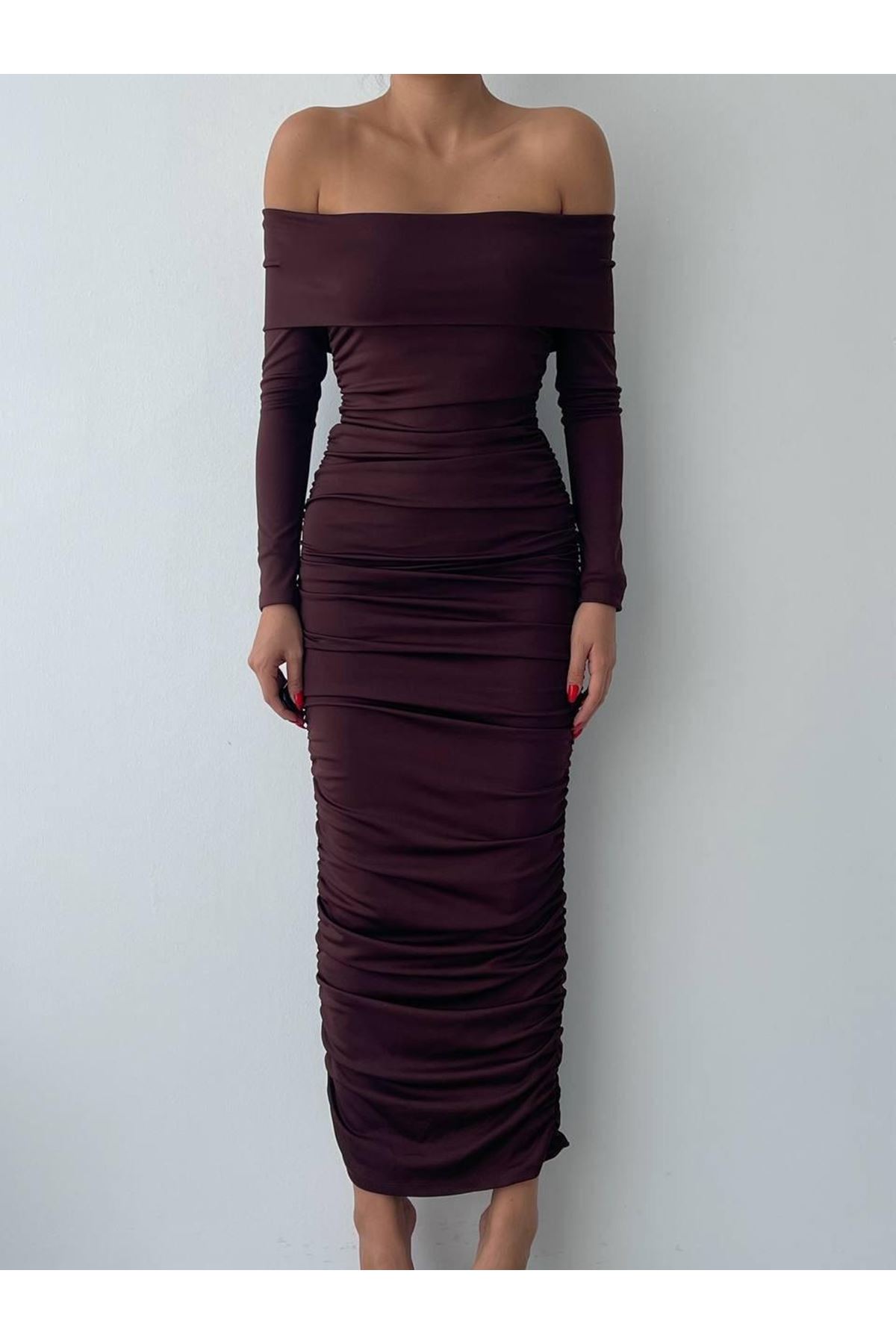 Dakota Drapeli Elbise