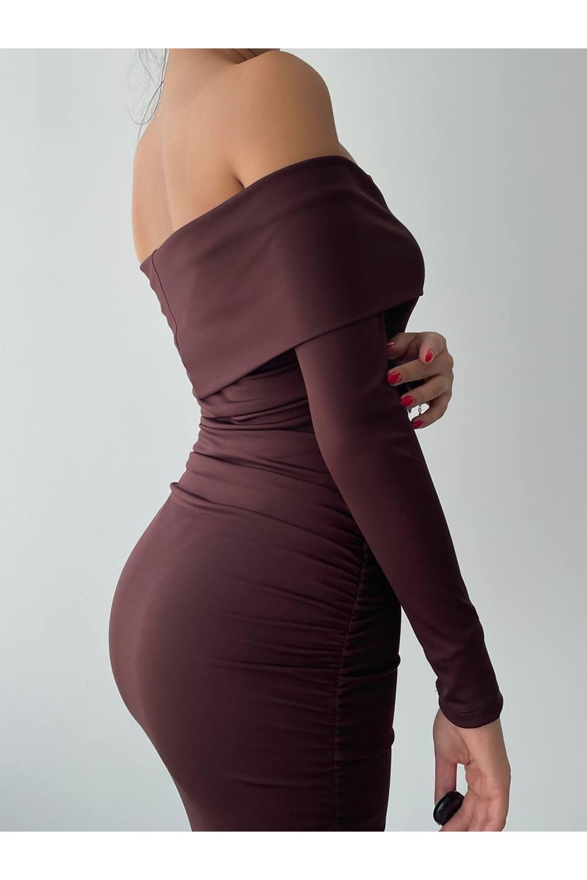 Dakota Drapeli Elbise