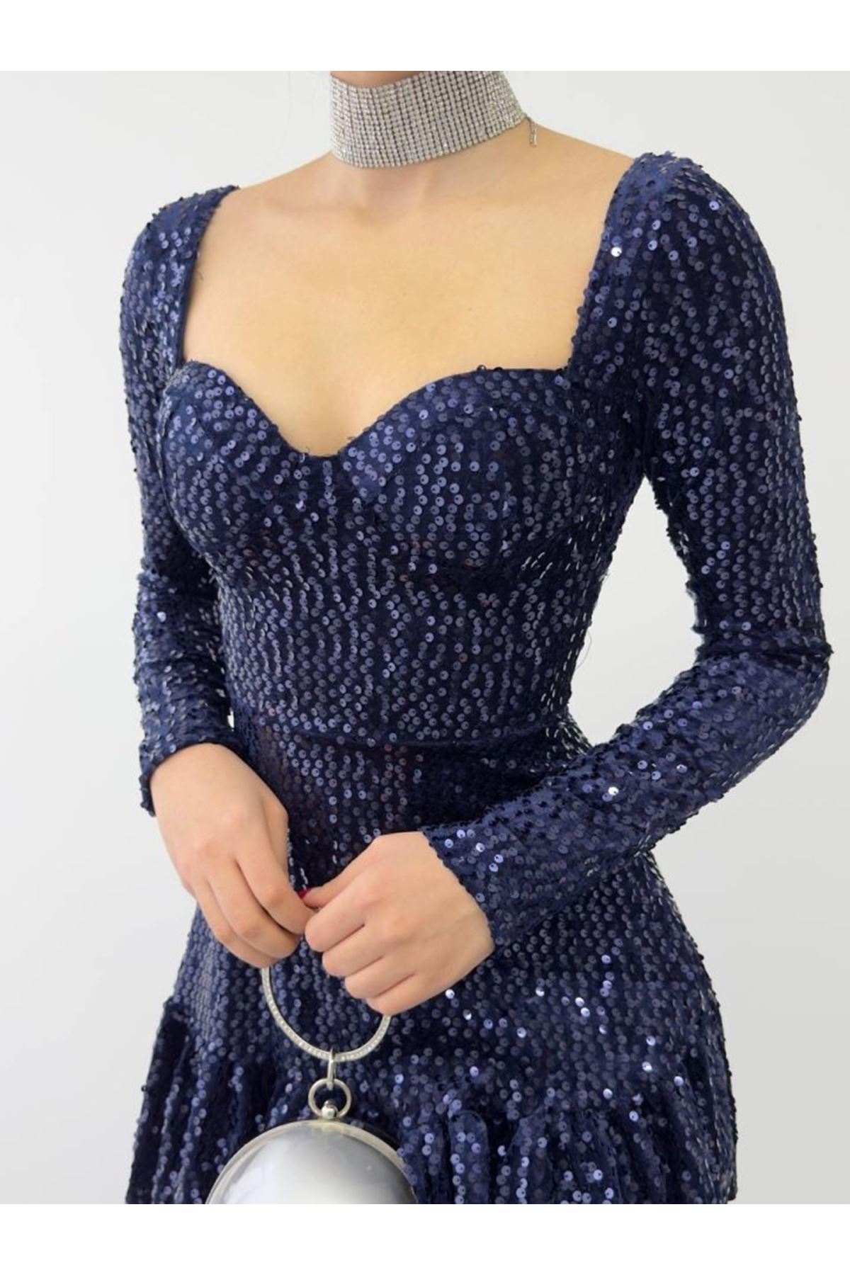 Sezi Pul Payet Elbise