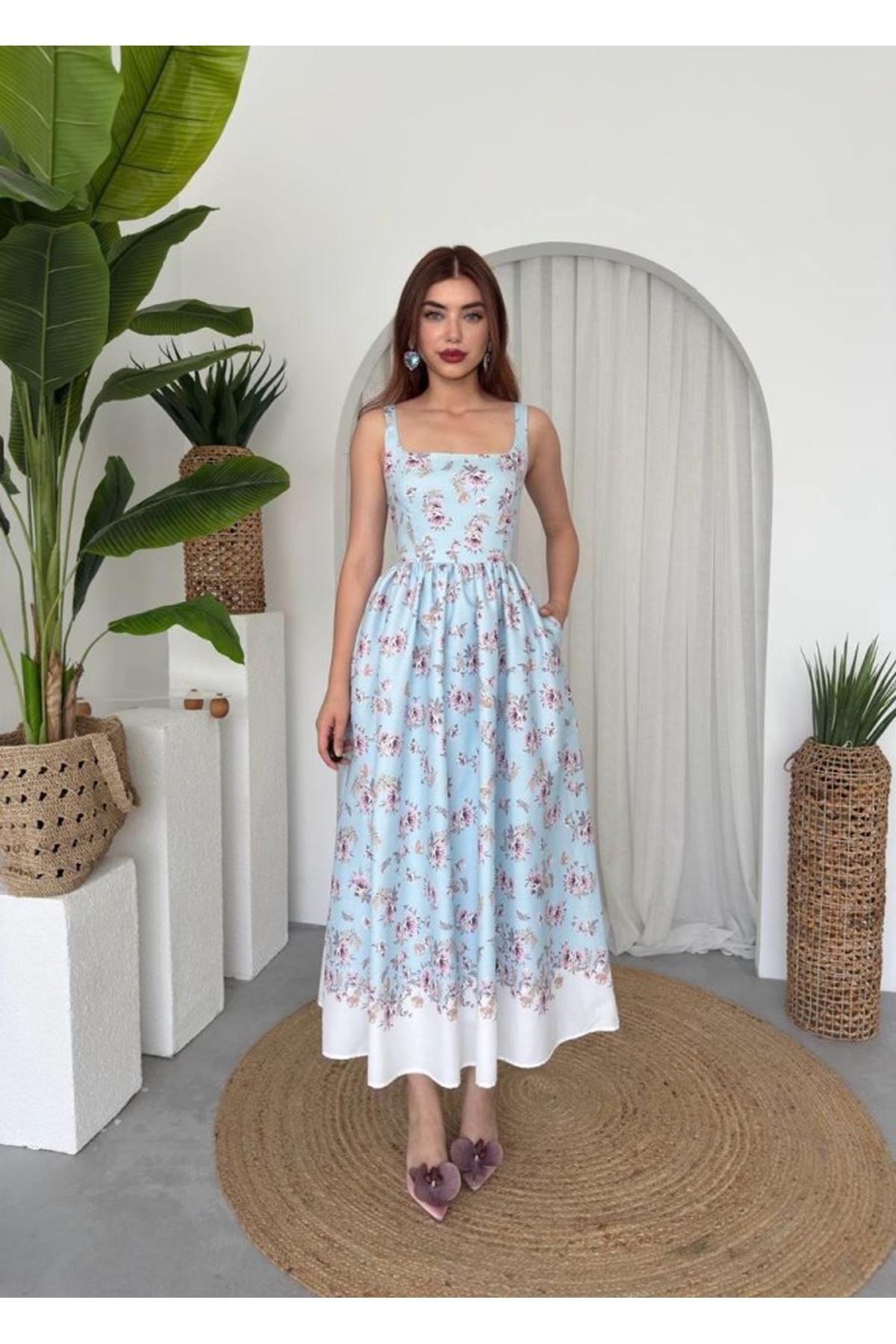 Yoa Cep Detaylı Elbise