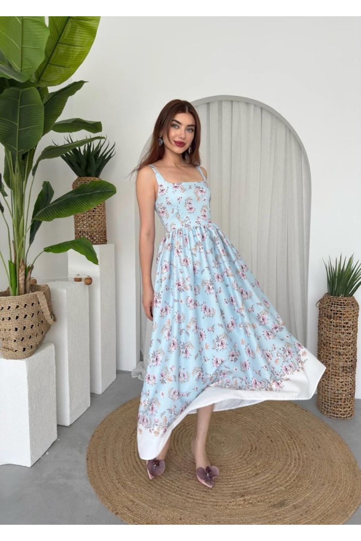 Yoa Cep Detaylı Elbise