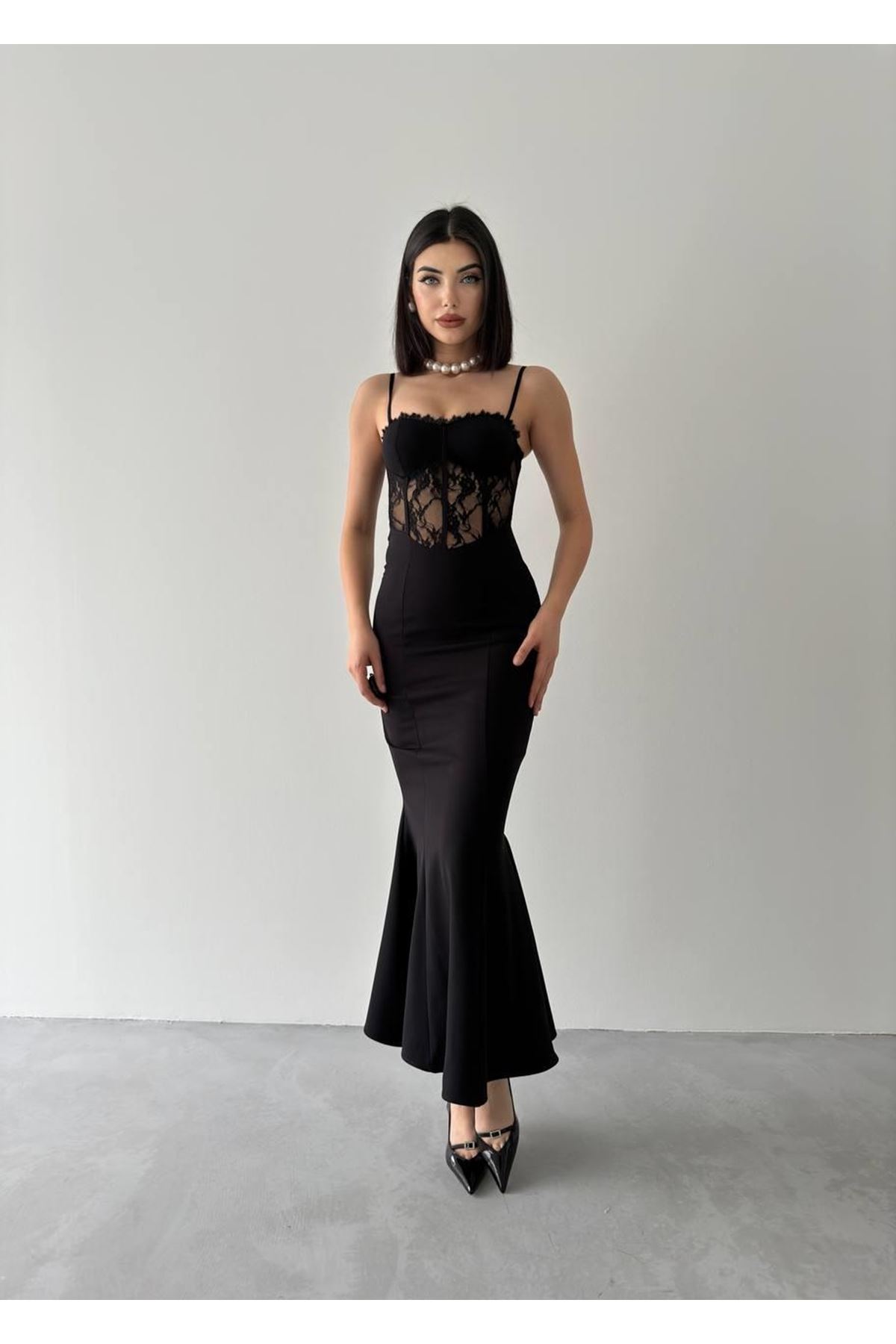 Begonia İp Askılı Elbise