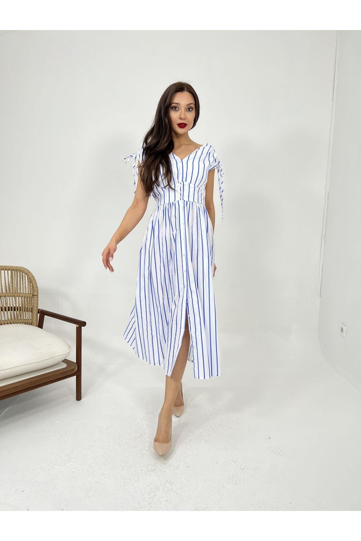 5486 ELBİSE-BALTİMORE ÇİZGİLİ