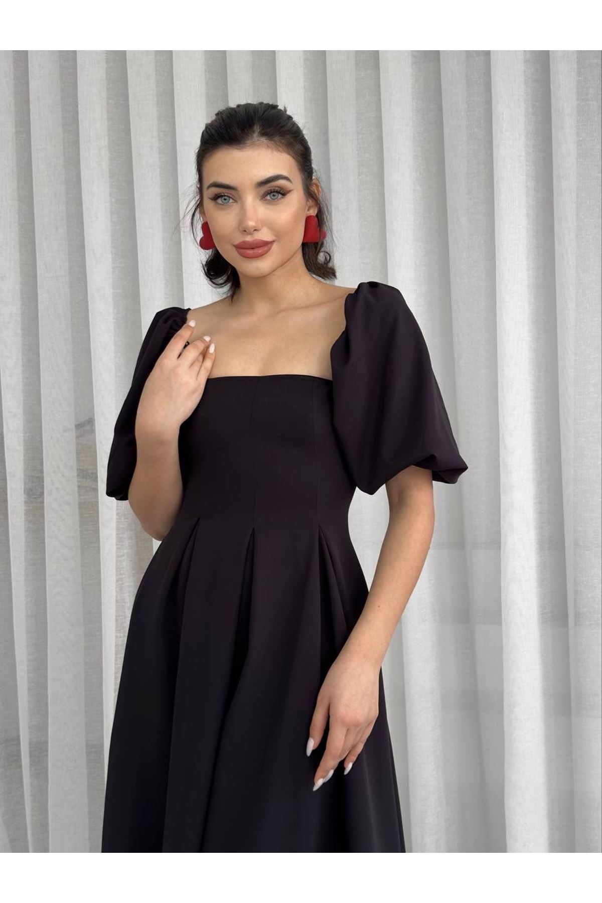 Benjamin Çan Etekli Midi Boy Elbise