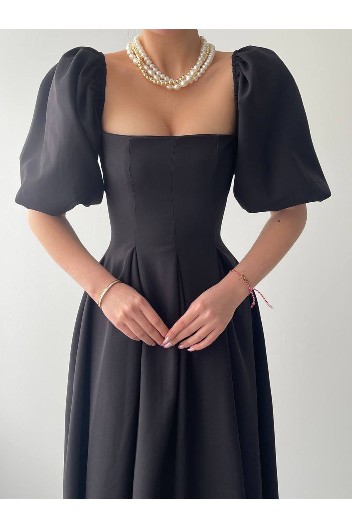 Benjamin Çan Etekli Midi Boy Elbise