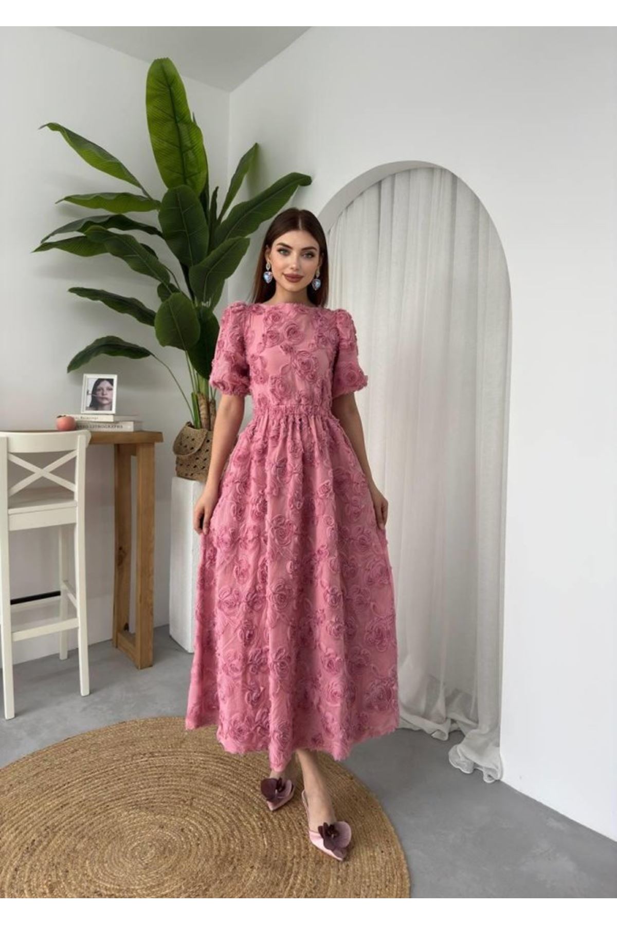 Wear Sırt Bağlama Detaylı Elbise