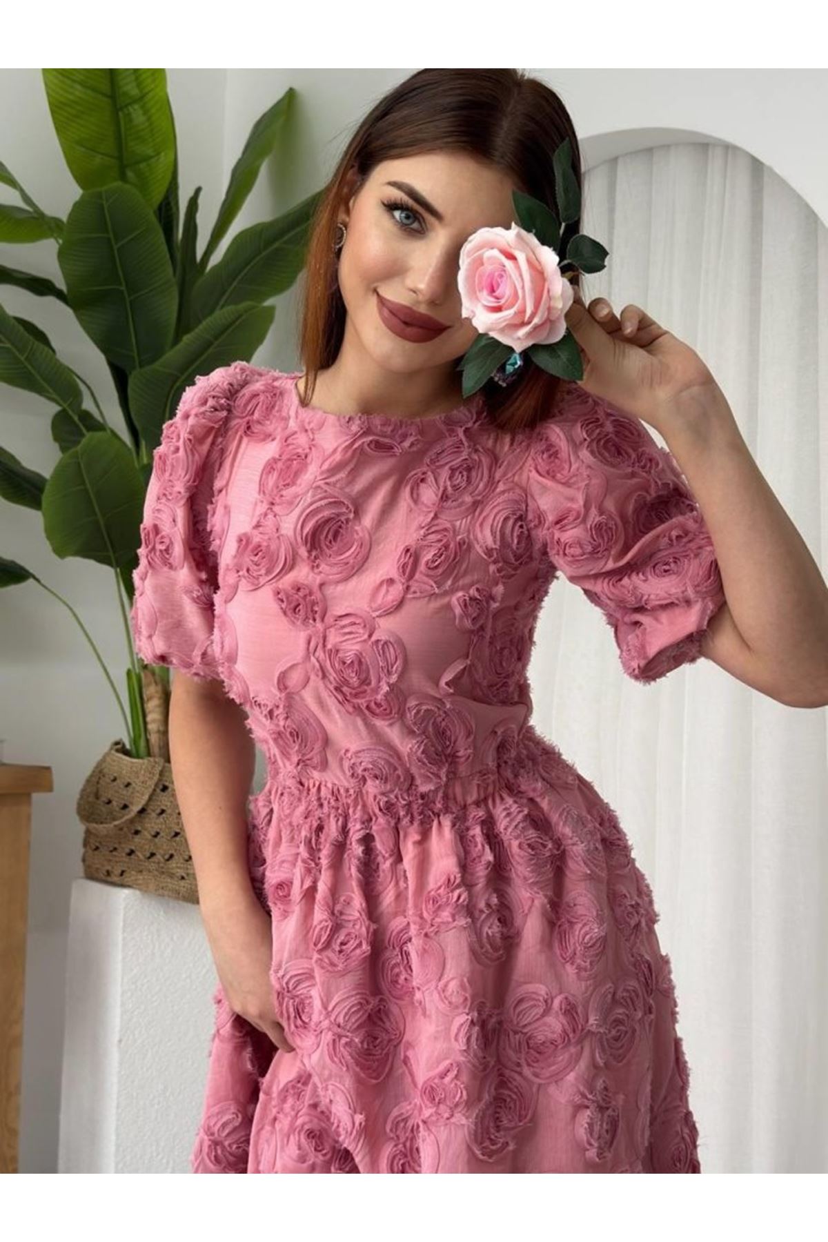 Wear Sırt Bağlama Detaylı Elbise