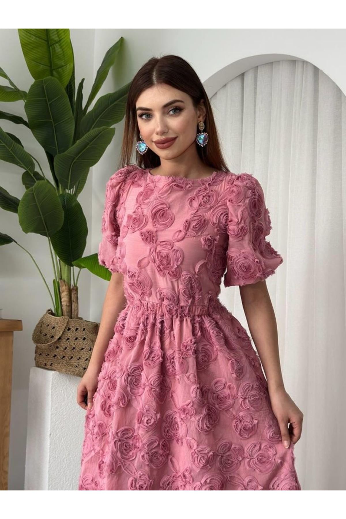 Wear Sırt Bağlama Detaylı Elbise