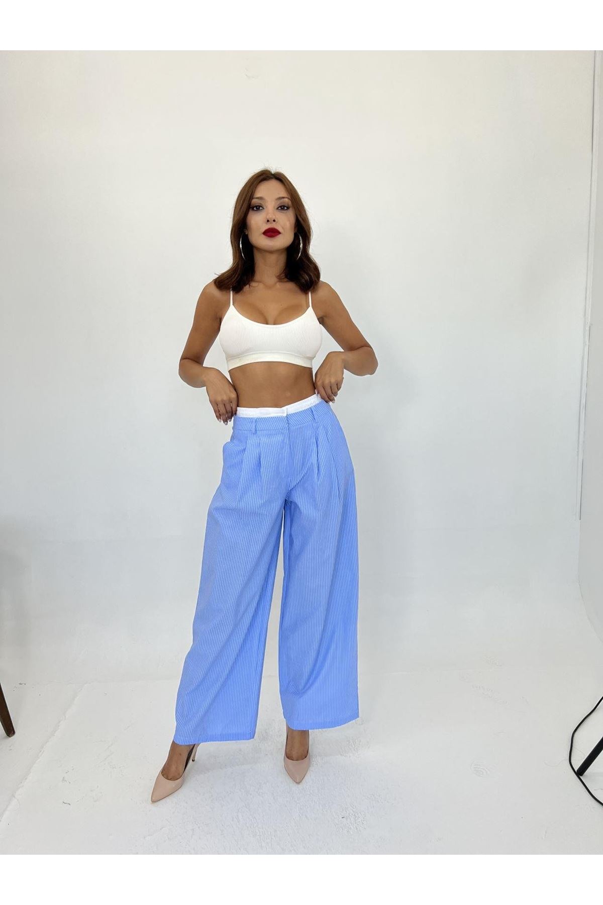 7109 PANTOLON-DALLAS ÇİZGİLİ