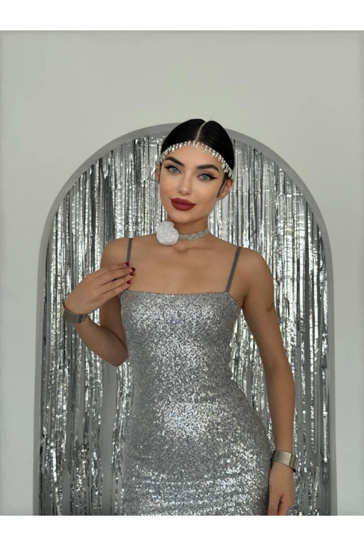 Woxo İp Askılı Elbise