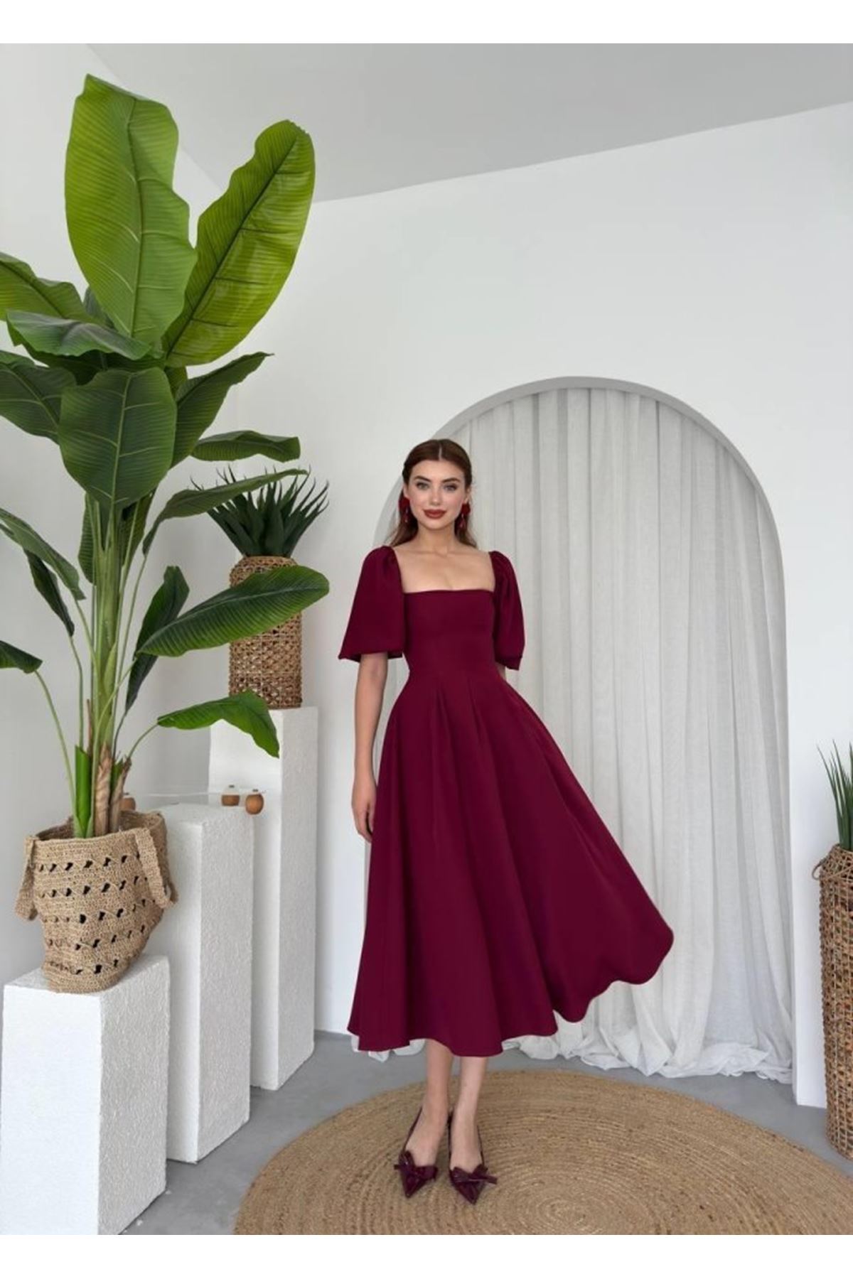 Jama Midi Boy Elbise