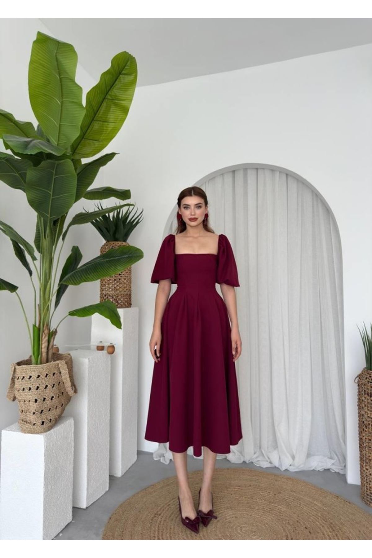 Jama Midi Boy Elbise