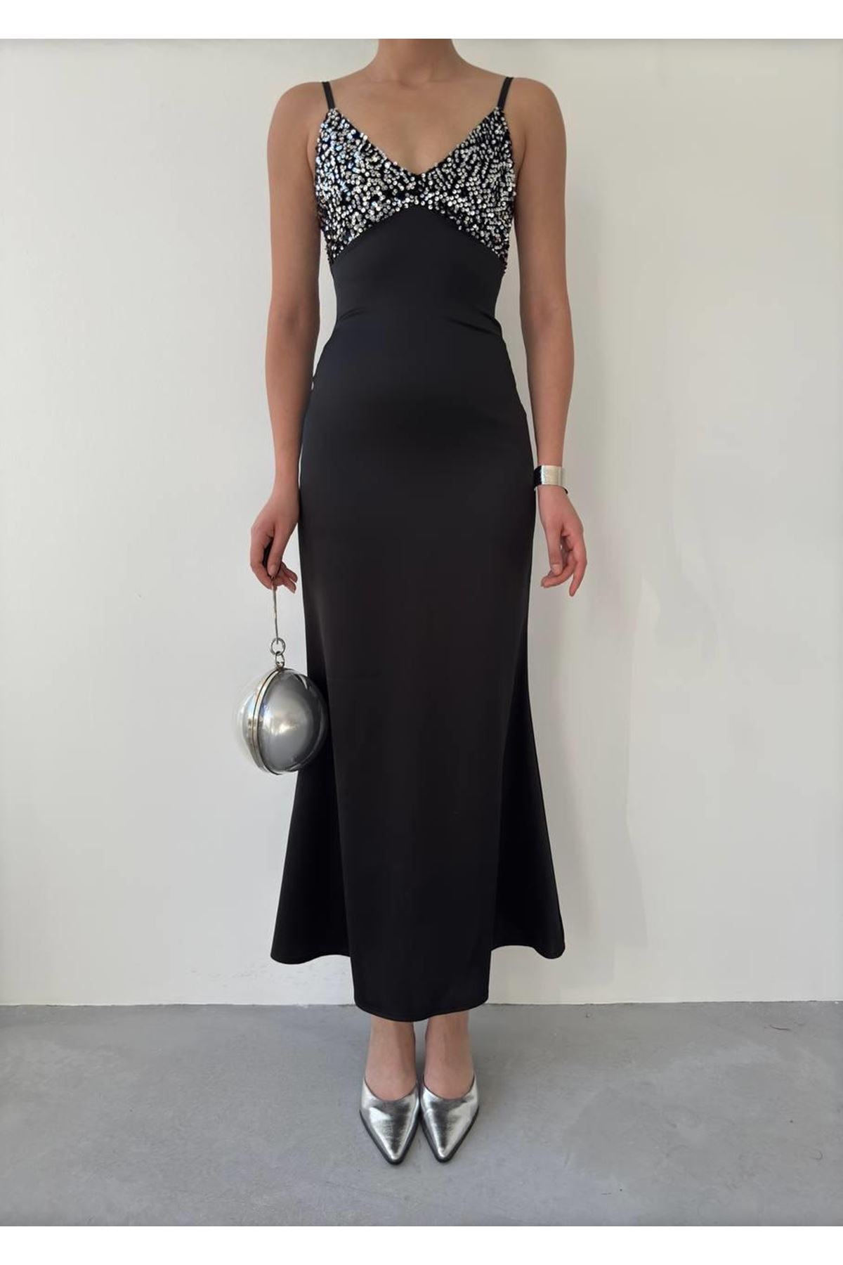 Shany İp Askılı Elbise