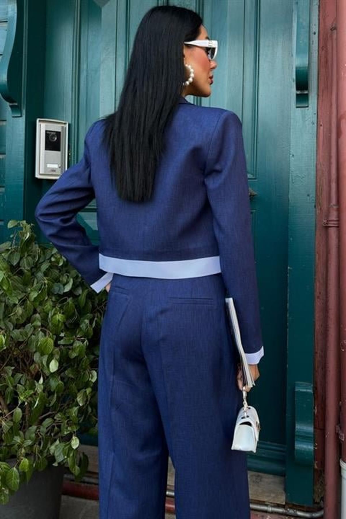 Audrey Crop Ceket Takım 10106