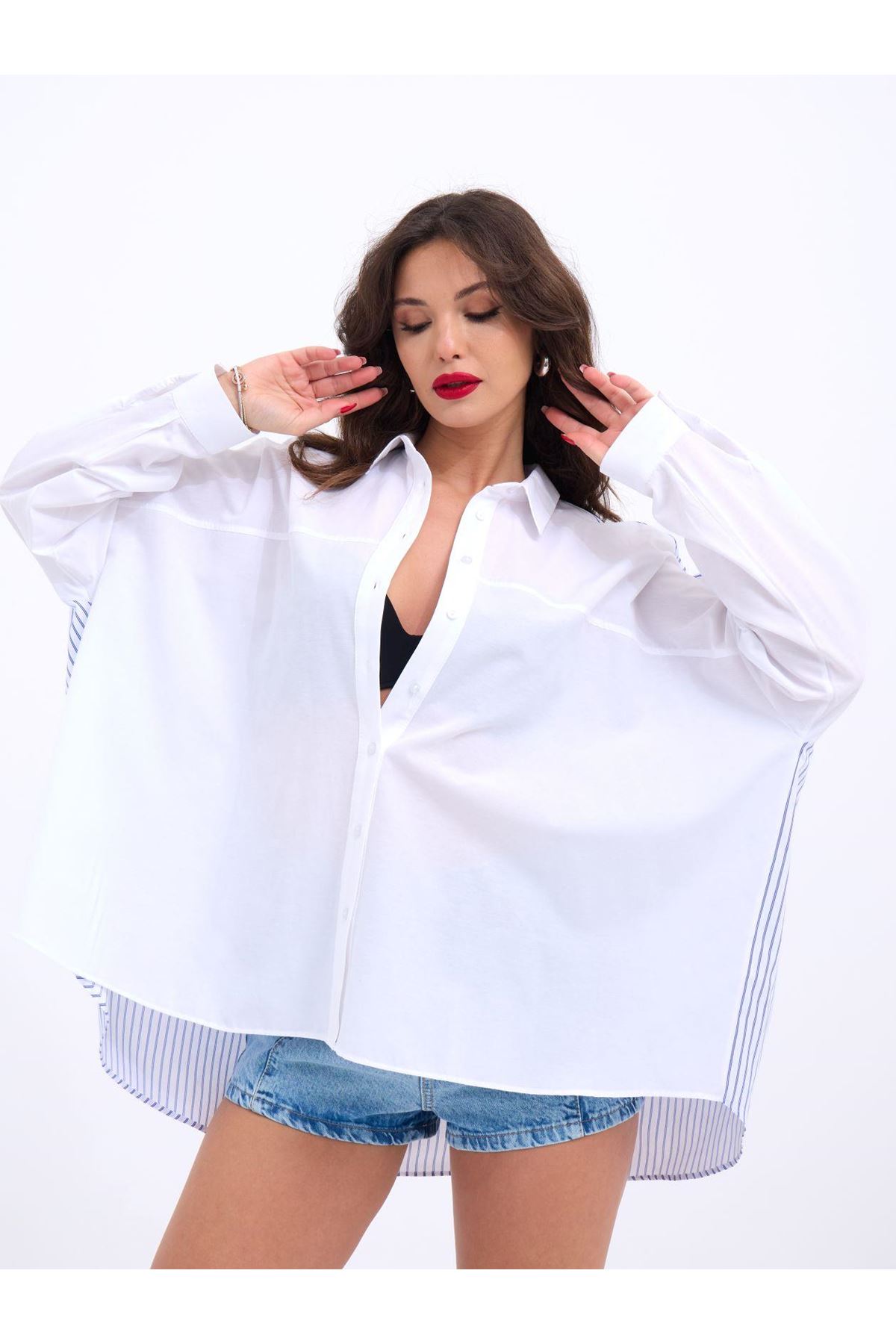 6816 GÖMLEK-WASHİNGTON ÇİZGİLİ