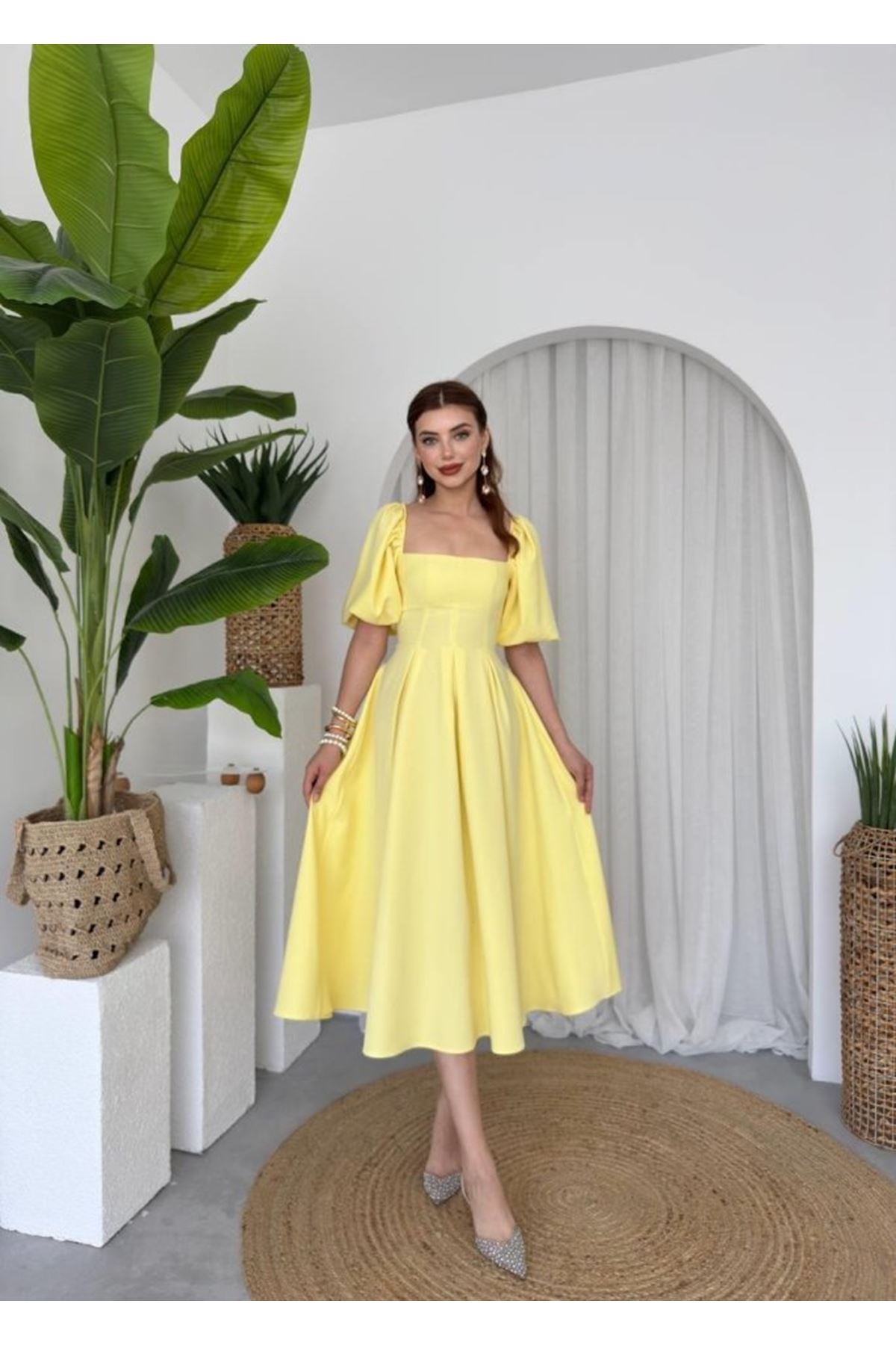 Jama Midi Boy Elbise