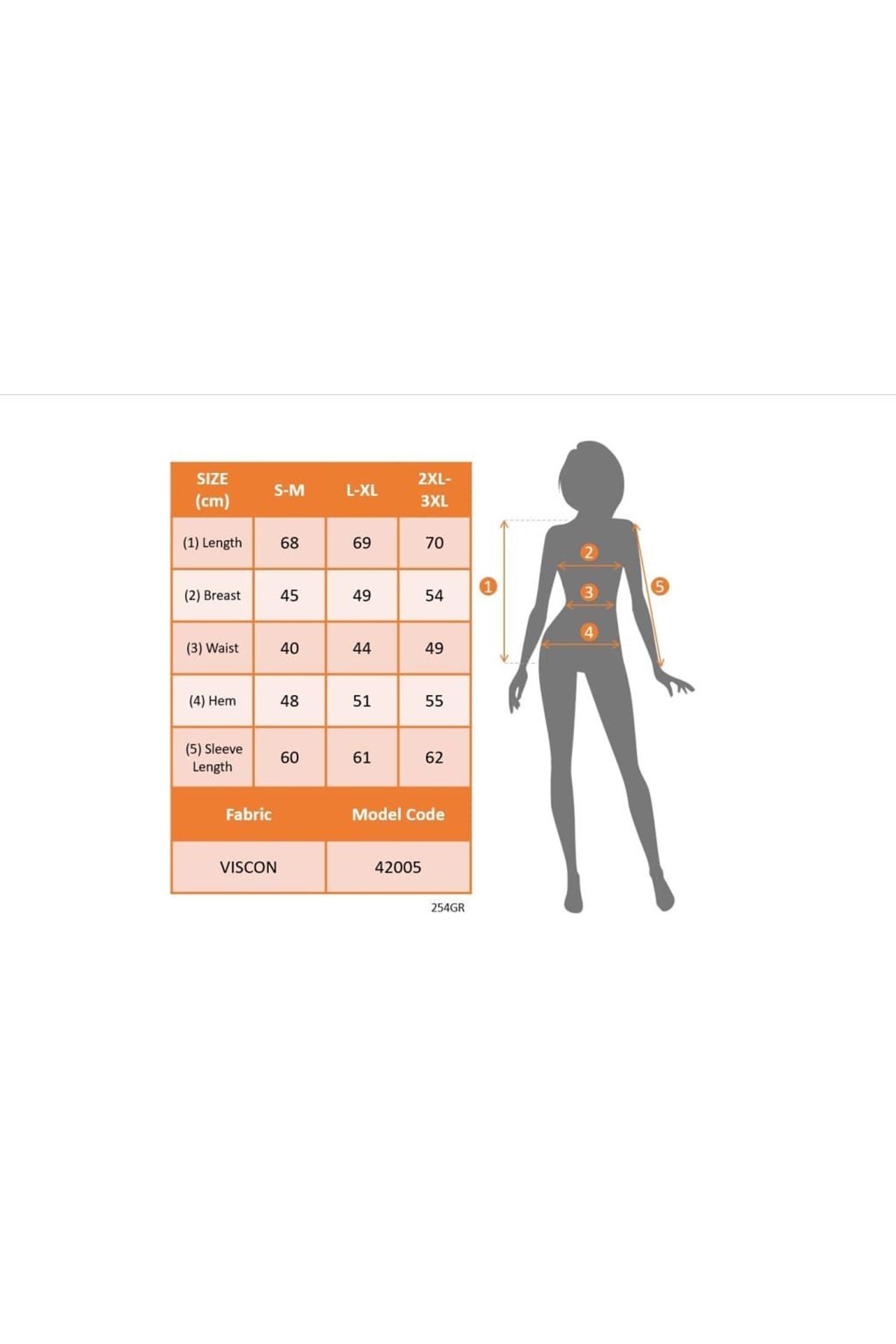 Kadın Uzun Kollu Yuvarlak Yaka Blok Renkli Yandan Düğmeli Viskon Bluz