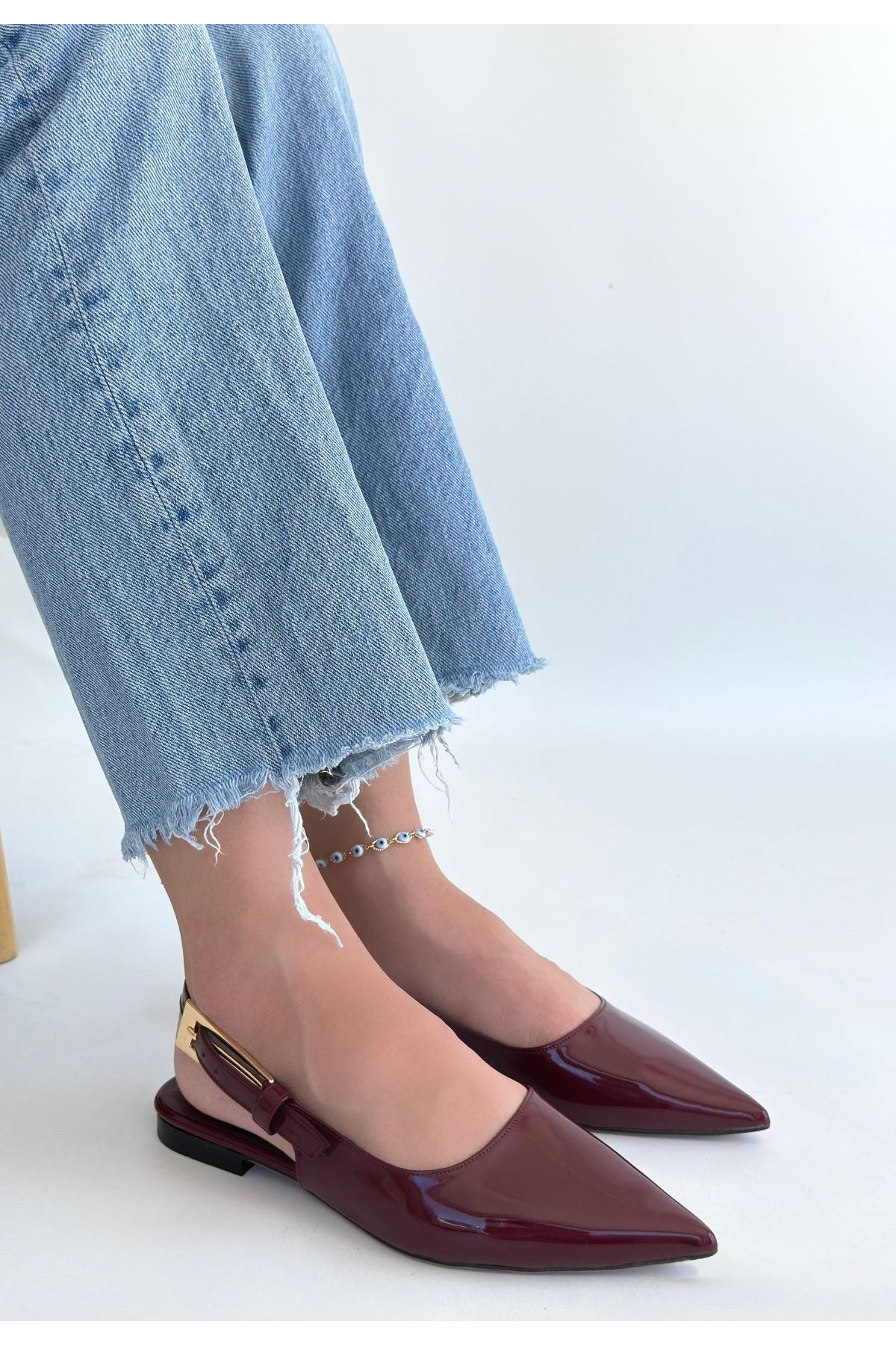 Ummar Bordo Rugan Babet Ayakkabı