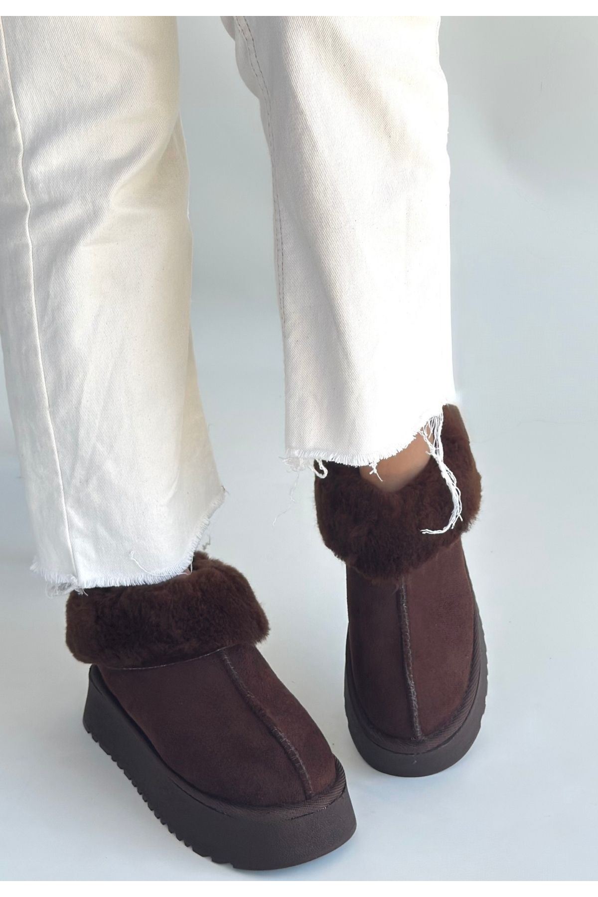 Edali Kahverengi Süet Bot