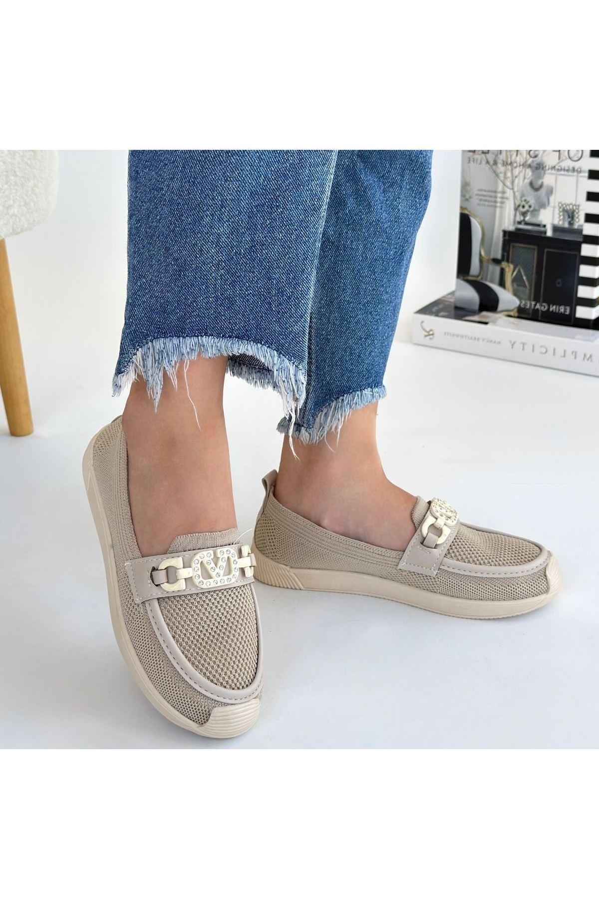 Wata Bej Triko Babet Ayakkabı