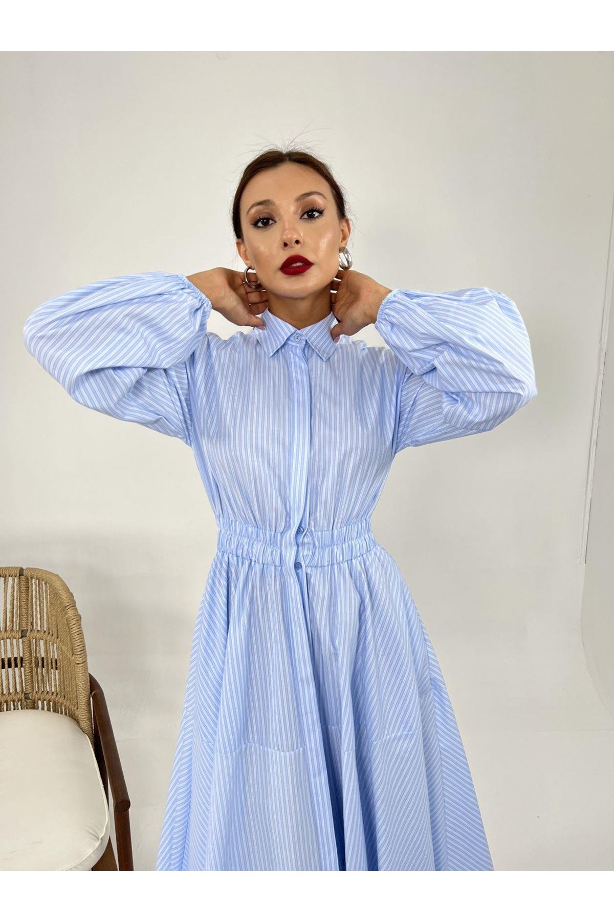 6813 ELBİSE-SAN DİEGO ÇİZGİLİ