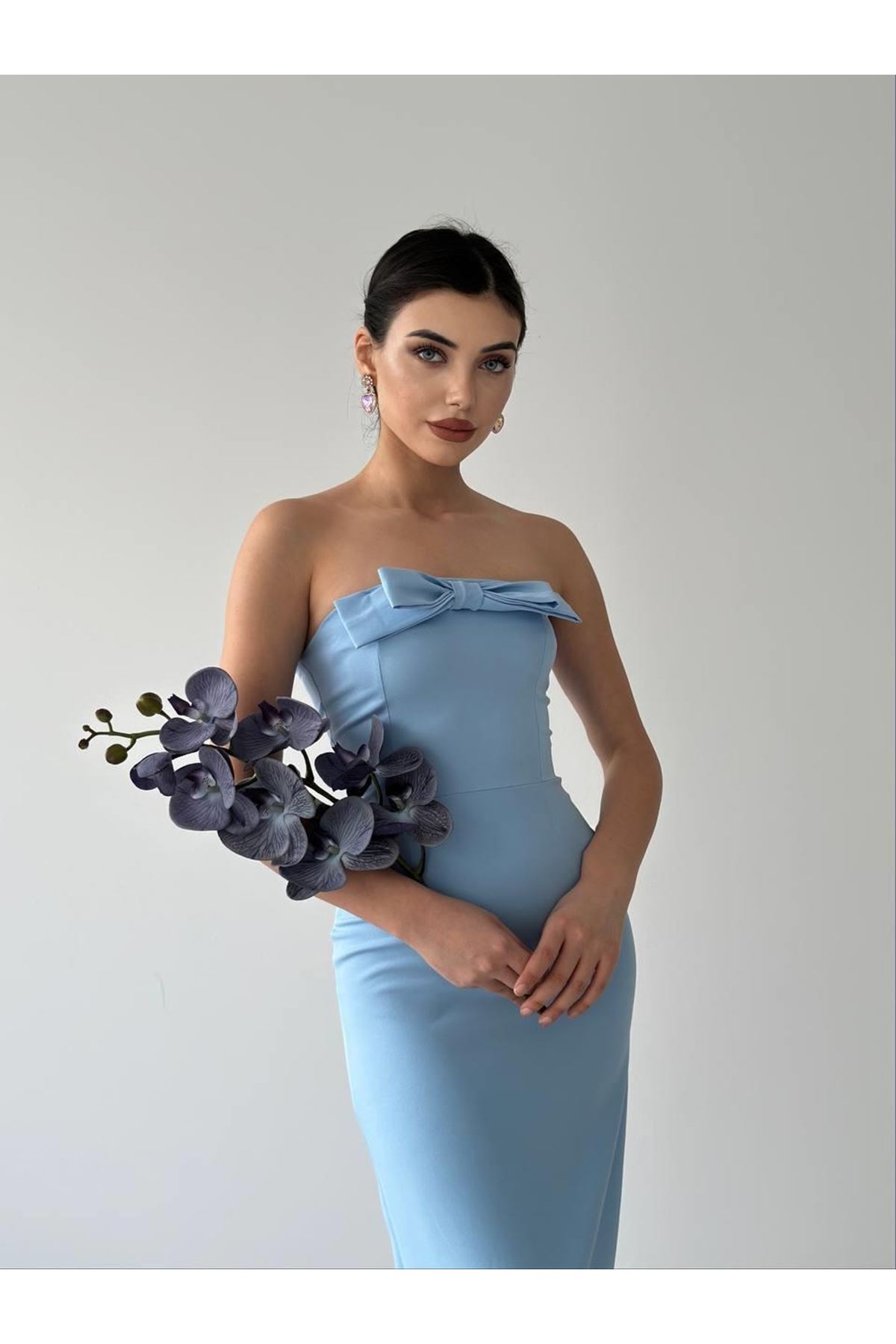 ÖNÜ KURDALELİ KAELM ELBİSE