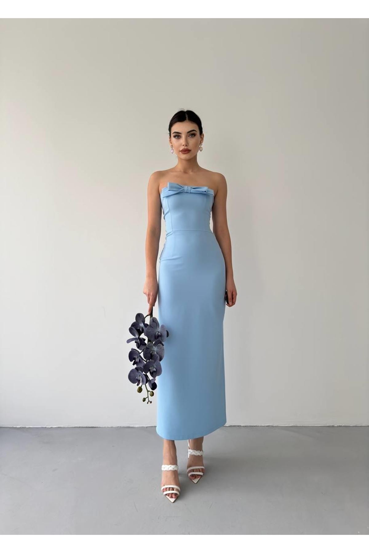 ÖNÜ KURDALELİ KAELM ELBİSE