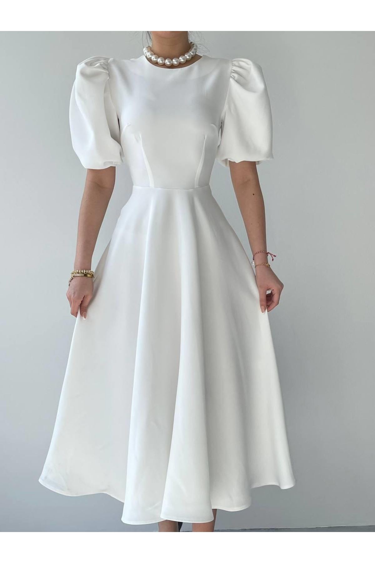 Catania Balon Kol Elbise