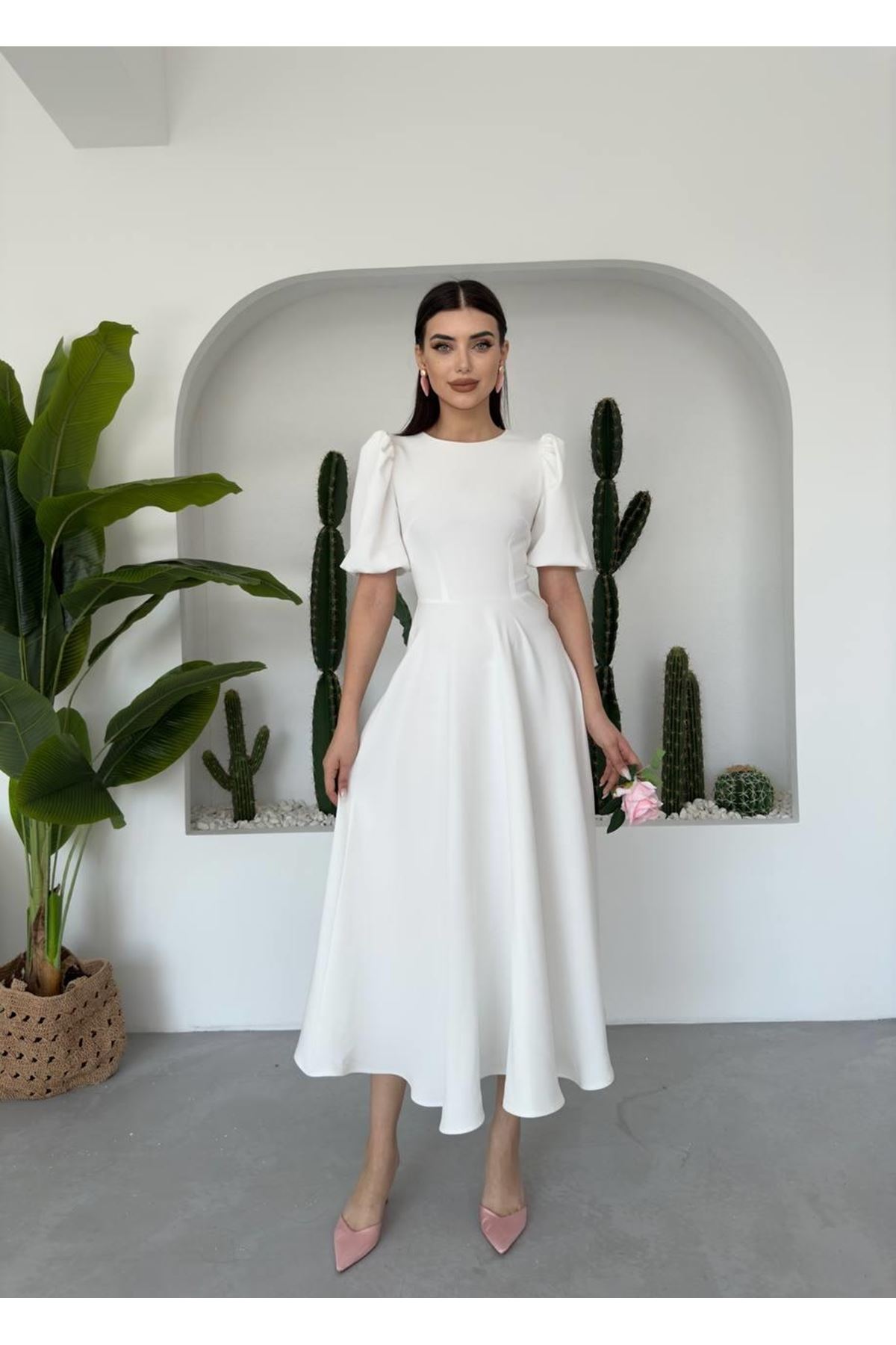 Catania Balon Kol Elbise